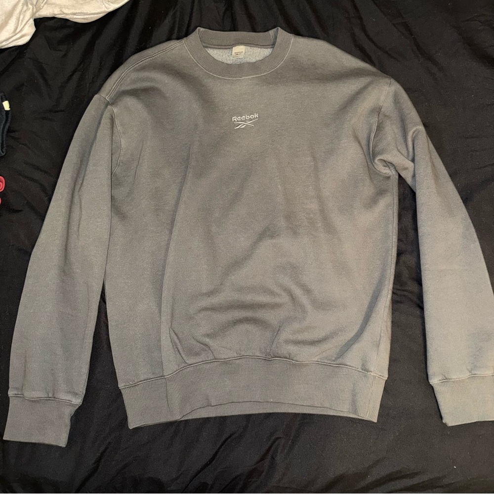 Reebok Men's Charcoal Crewneck Sweater